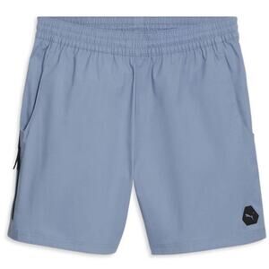 PUMA Rudagon Woven Shorts Mens Blue Casual Athletic Bottoms 62586220 Size Medium